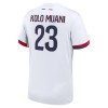 Maillot de Supporter Paris Saint-Germain Kolo Muani 23 Extérieur 2024-25 Pour Homme